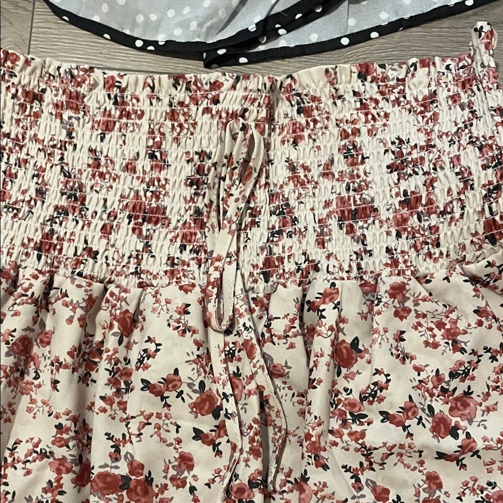 Floral and Polka Dot Skort Set - Picture 4 of 7